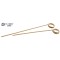 Disposable Looped Ring Bamboo Skewer Wholesale | YADA 120mm Eco-friendly Knotted Pick for Food Fruit