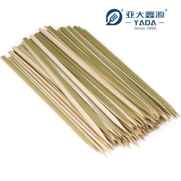 YADA 250mm Bamboo Flat Skewer Wholesale Disposable Barbeque Sticks for BBQ