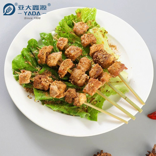 YADA 250mm Eco Flat Bamboo Skewers for Meat Wholesale Disposable Bamboo Skewer Chicken Sticks BBQ