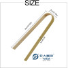 Disposable Bamboo Tongs Wholesale | YADA 100mm Eco-friendly Compostable Bamboo Clip for Toaster