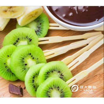 Disposable Bamboo Mini Forks Wholesale | YADA 90mm Eco-friendly Fruit Fork | Cocktail Pick Appetizer
