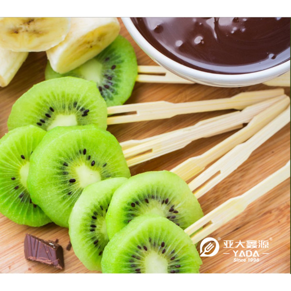 Disposable Bamboo Mini Forks Wholesale | YADA 90mm Eco-friendly Fruit Fork | Cocktail Pick Appetizer