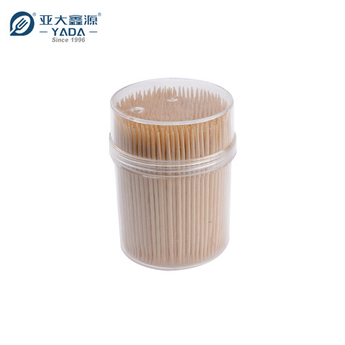 YADA 65mm Double Point Wooden Toothpicks Wholesale Disposable Wood Picks for HoReCa Use