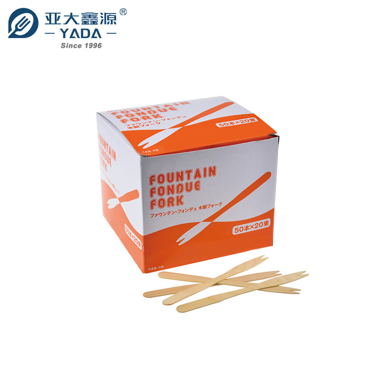 Fast Food Picker, Disposable Wooden Chip Fork, Wood Chip Fork, Fork For Fruit