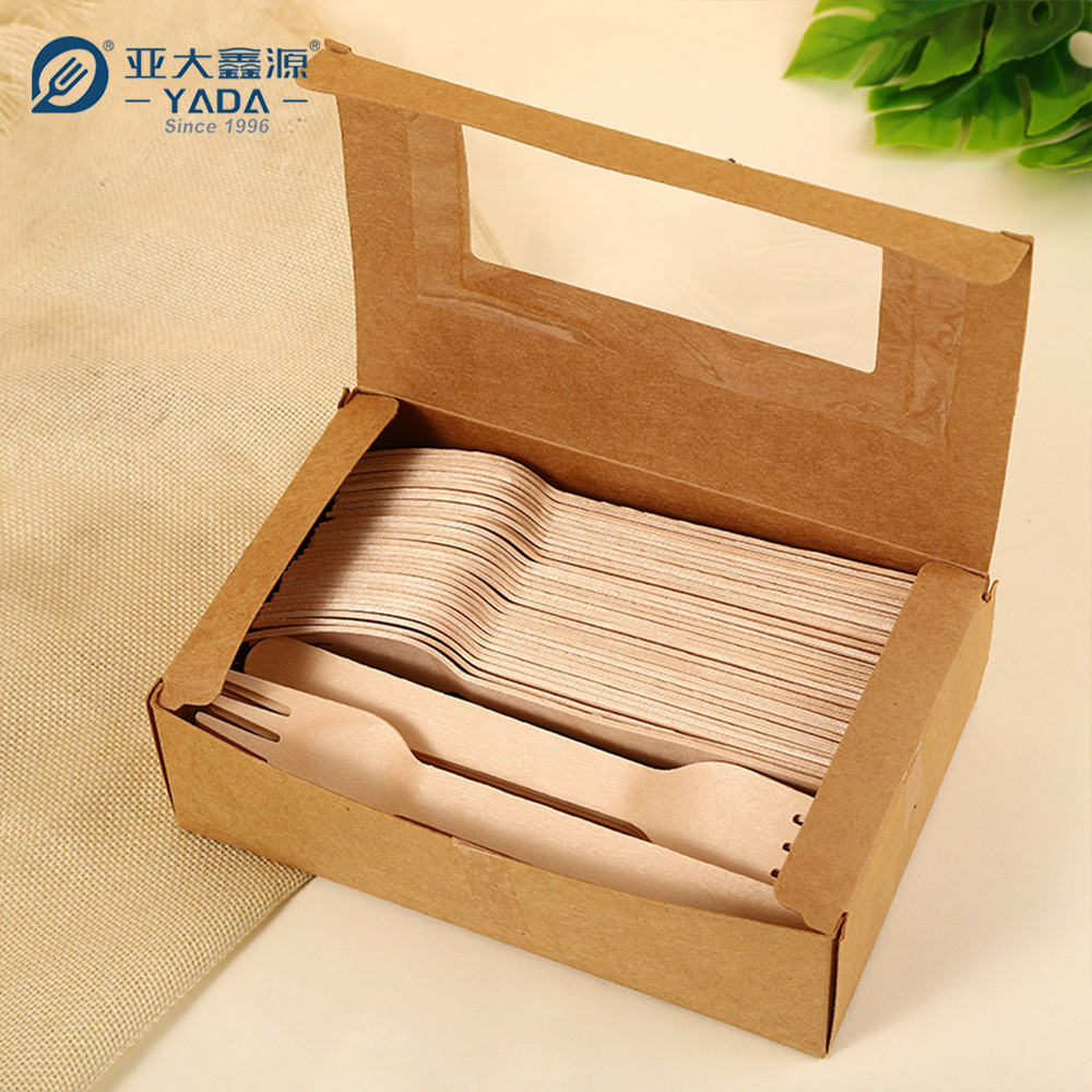 Custom Disposable Wooden Fork, 160mm wooden fork