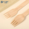 Tenedores de madera desechables YADA de 160 mm, venta al por mayor, tenedores de madera compostables YD-F