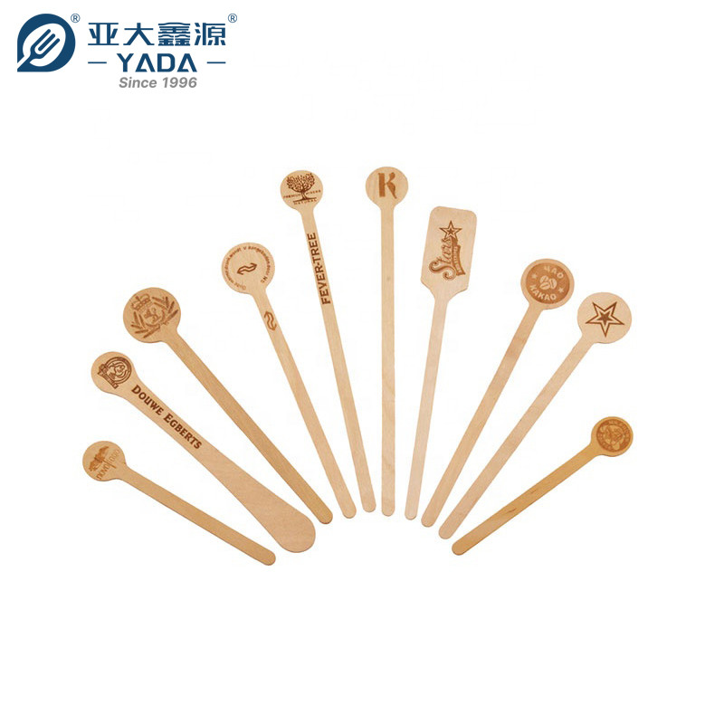 Decorative Wooden Stirrers, Logo Stirrers, Hot Stamping Stirrer, Special Stirrer