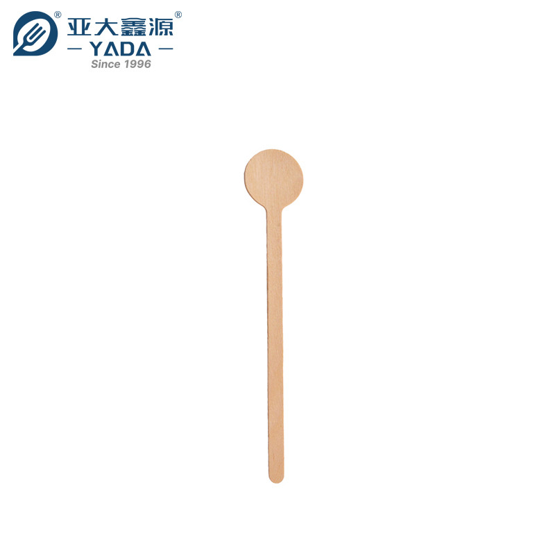 round head disposable wooden stirrers