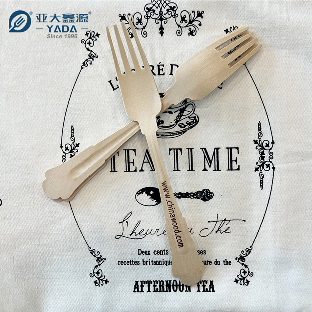 205mm Wooden fork, Disposable Wooden Forks 