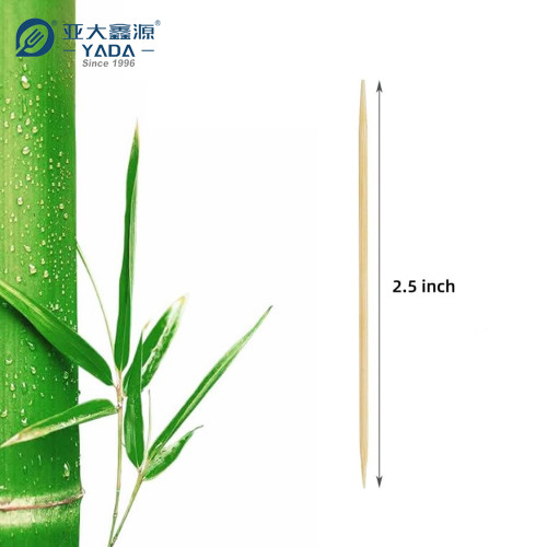 YADA 63mm Eco Canteen Bamboo Toothpicks Wholesale Restaurant Disposable Bamboo Cocktail Picks