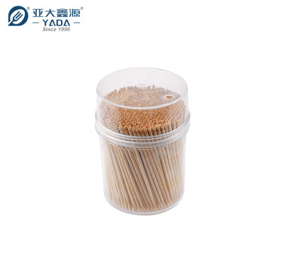 Palillos de dientes de madera de una sola punta ecológicos de 65 mm de YADA, venta al por mayor, palillos de madera de oliva desechables Kokeshi