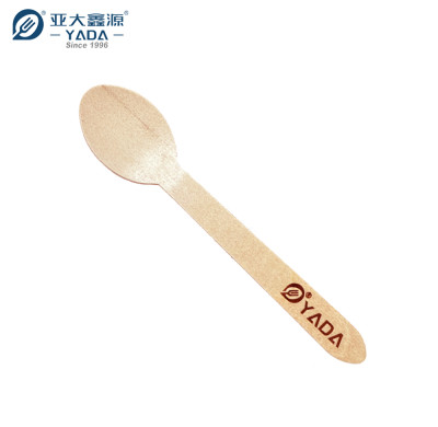 Cucharas de madera ecológicas YADA de 160 mm Cuchara de madera compostable desechable al por mayor YD-F