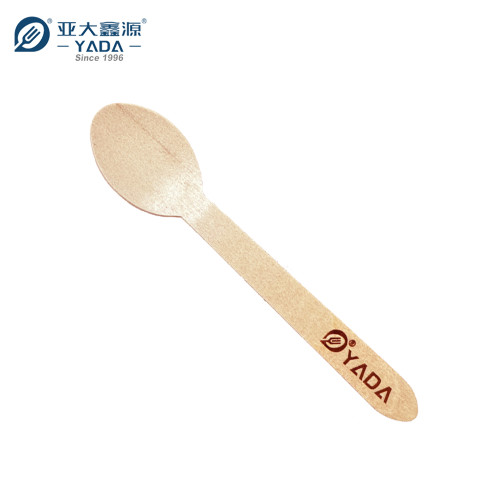 Cucharas de madera ecológicas YADA de 160 mm Cuchara de madera compostable desechable al por mayor YD-F