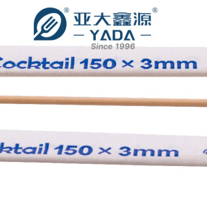 YADA 300mm Wooden Skewers Wholesale | Disposable Wood Skewer | Sticks For Grillied Shrimp Lamb Meat