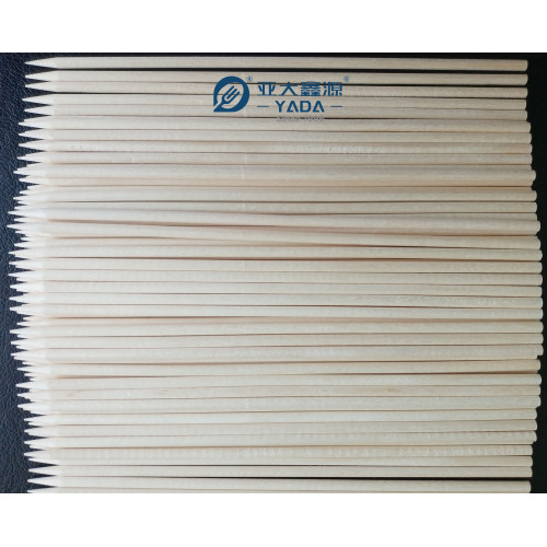 Espetos de madeira YADA 300 mm | Espeto de madeira descartável | Palitos para camarão grelhado e carne de cordeiro