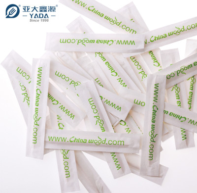 YADA 65mm/68mm Wooden Toothpick | Wood Picks |Four Side Sealed Paper Individually Wrapped Toothpicks