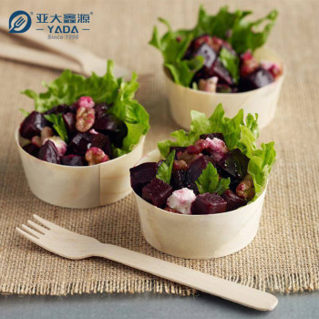 140mm Disposable Wooden Forks Wholesale | YADA Compostable Fork | Eco-friendly Birch Wood Forks YD-S