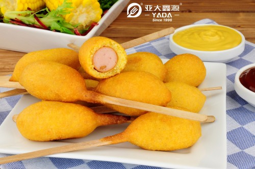 YADA 140x6.35x2.3mm Wooden Hot Dog Stick Wholesale Disposable Corn Dog Skewer Eco-friendly Sticks