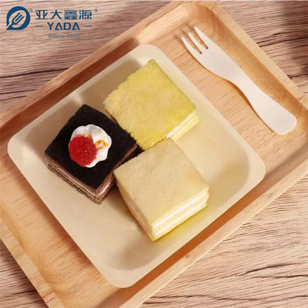 YADA Rectangular Wooden Dining Plates Wholesale | Disposable Square Plate |Wood Pallets|Serving Tray