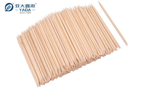 Palillos de madera desechables para manicura ecológicos de 3,8 x 70 mm de YADA, venta al por mayor, para salones de uñas