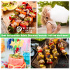 YADA 250mm Bamboo Skewers Wholesale | Disposable Grilled Meat Shrimp Bamboo Skewer | Sticks For BBQ