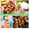 YADA 250mm Bamboo Skewers Wholesale | Disposable Grilled Meat Shrimp Bamboo Skewer | Sticks For BBQ