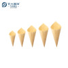 Cones de madeira YADA para atacado | Cones de sushi de madeira descartáveis | Recipiente para aperitivos