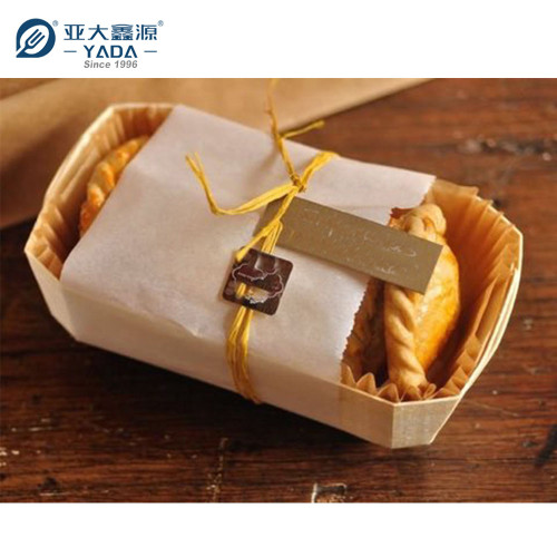 YADA Eco-friendly Wooden Baking Mold Disposable Loaf Pans Wooden Bread Box Wood Bakery Boxes