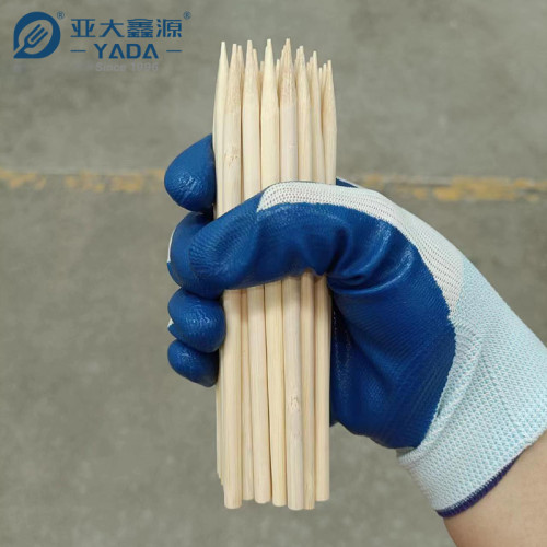 YADA 6.0x150mm Bamboo Corn Skewers Wholesale Disposable Bamboo Eco Skewer For Grilled Corn Sticks