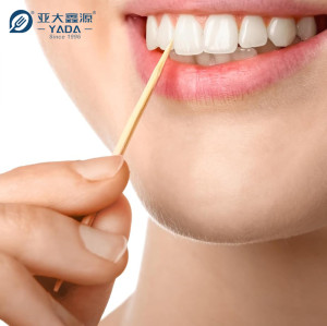 YADA 63mm Double Point Bamboo Toothpicks Wholesale Food Picks Bamboo Catering Toothpick