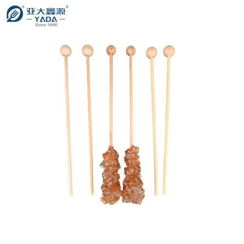 Bamboo Candy Stick With Ball Wholesale | YADA 150mm Jelly Stick | Chocolate Sticks | Lollipop Sticks