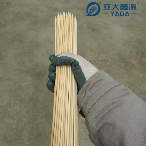 YADA Eco-friendly Bamboo Skewers Wholesale Bamboo Marshmallow Roasting Sticks Disposable Skewer