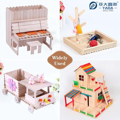 Wholesale Small Wooden Popsicle Sticks for Crafts | YADA Wooden Ice Cream Stick for DIY Art Projects