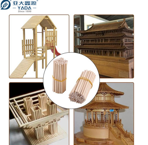 Palitos de madera para piruletas de YADA, venta al por mayor, palitos de madera para piruletas redondos compostables, ideales para manualidades de bricolaje