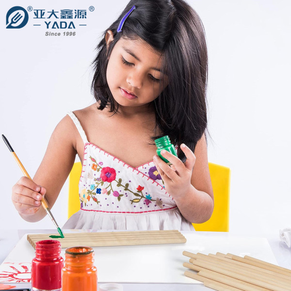 YADA Wooden Lolly Sticks Wholesale | Compostable Wood Round Lollies Stick | Best for DIY Craft Rod