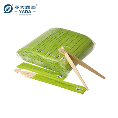YADA 150mm Disposable Easy Wooden Chopsticks Wholesale | Baby Flat Chopsticks |Auxiliary Snack Stick