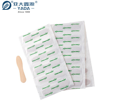 Cucharas de helado de madera desechables YADA de 75 mm, venta al por mayor, cucharas de madera pequeñas, envueltas individualmente en papel