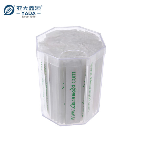 YADA 65mm/68mm Wooden Toothpick Wood Picks Four Side Sealed Paper Individually Wrapped Toothpicks