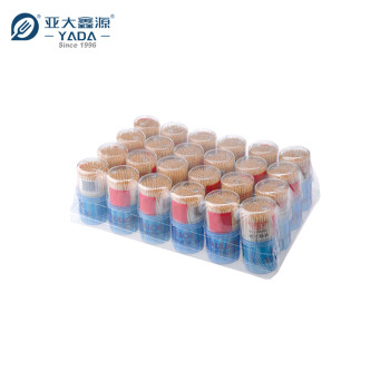 YADA 65mm Compostable Double Point Wooden Toothpicks Wholesale | Reusable Container Wood Toothpicks