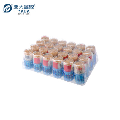 YADA 65mm Compostable Double Point Wooden Toothpicks Wholesale | Reusable Container Wood Toothpicks