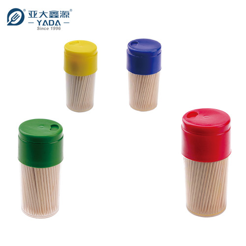 YADA 65mm Eco-friendly Double Point Wooden Toothpicks Wholesale Disposable Wood Picks for Teeth