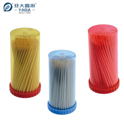 Palillos de madera YADA de 65 mm/68 mm, venta al por mayor, recipientes reutilizables, palillos para panecillos de tocino, palillos de madera ecológicos