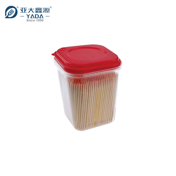 Venta al por mayor de palillos de dientes de madera ecológicos de doble punta de 68 mm de YADA | Palillos de madera desechables | Palillos compostables
