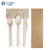 Wooden Cutlery 4 In 1 Kit (Knife+Spoon+Fork+Napkin) Wholesale | YADA Eco-friendly Wooden Cutlery Set