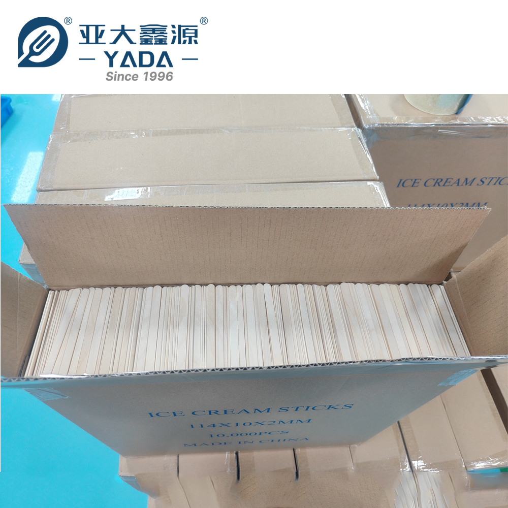 Wooden Ice Cream Stick Bulk Carton Packing