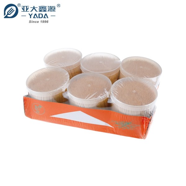 YADA 65mm Double Point Wooden Toothpicks Wholesale | Wood Toothpicks Best for Dental Picks