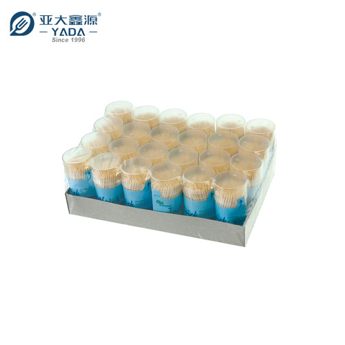 Palitos de bambu por atacado | Palitos de ponta dupla YADA 63 mm | Palitos descartáveis para coquetéis a granel