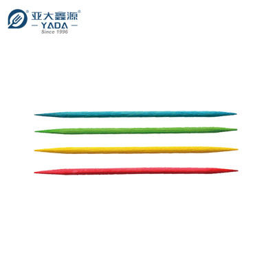 YADA 65mm Colored Wooden Toothpicks Wholesale Wood Colorful Toothpicks Food Picks for Party