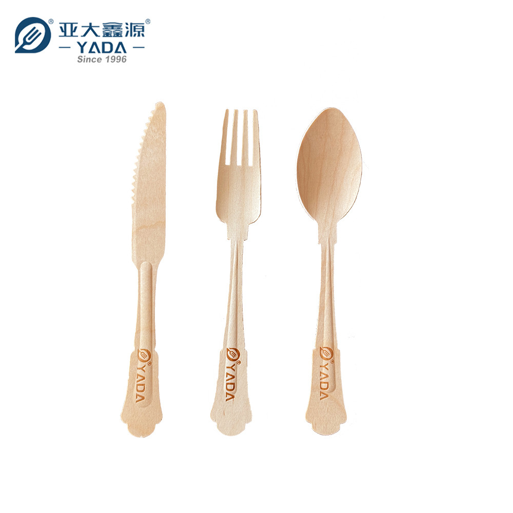 205mm wooden cutlery set