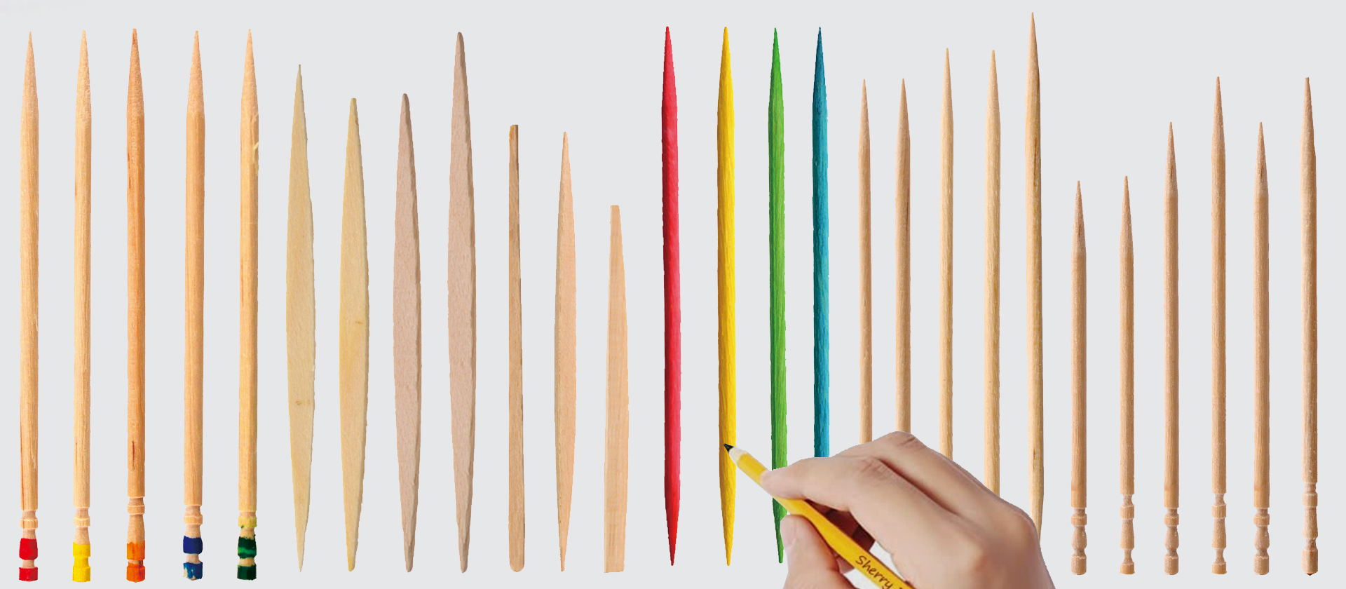 Custom eco-friendly disposable toothpicks